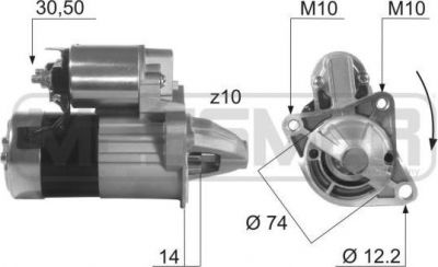 Era 220484 стартер на MAZDA 323 S VI (BJ)