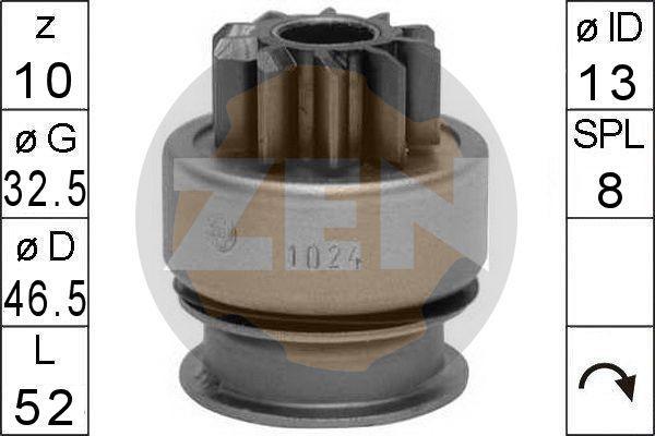 Era 225482 привод с механизмом свободного хода, стартер на HYUNDAI PORTER пикап