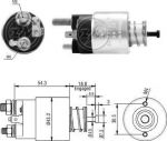Era 227035 тяговое реле, стартер на HYUNDAI i10 (PA)