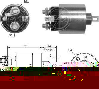 Era 227256 тяговое реле, стартер на RENAULT SUPER 5 (B/C40_)