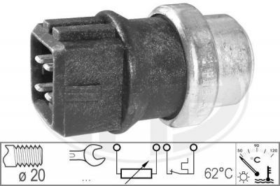 Era 330289 датчик, температура охлаждающей жидкости на VW PASSAT Variant (3A5, 35I)