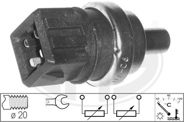 Era 330500 датчик, температура охлаждающей жидкости на SKODA OCTAVIA Combi (1U5)