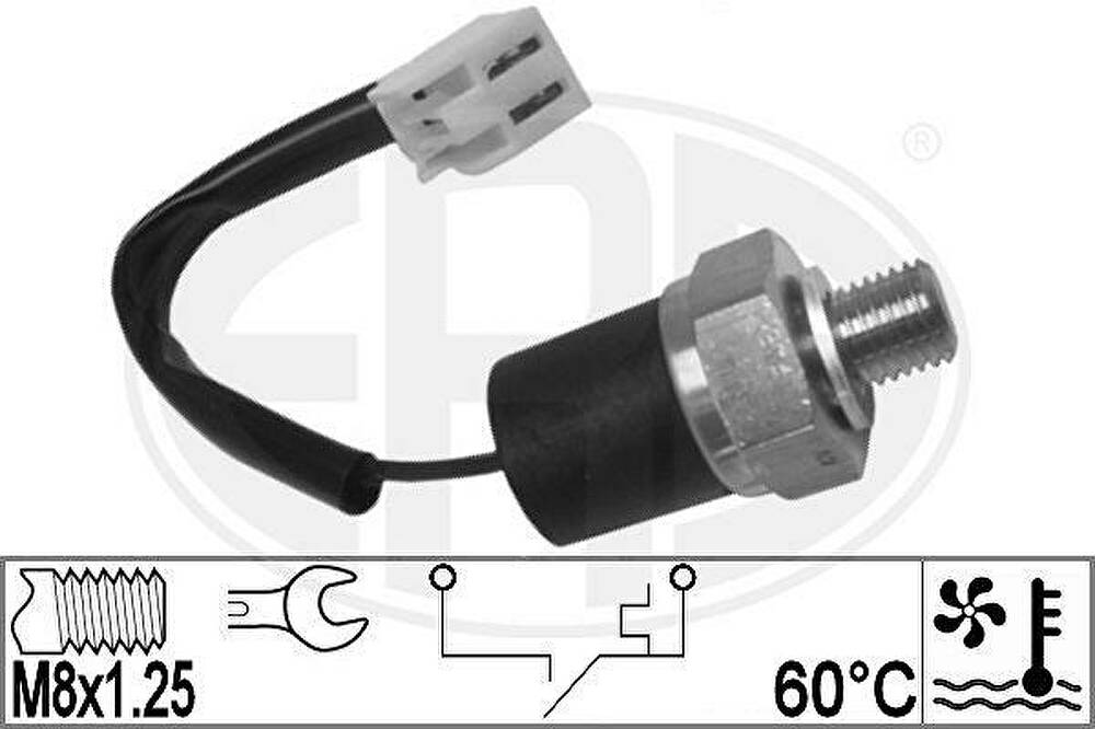 Era 330847 термовыключатель, вентилятор радиатора на FIAT BRAVA (182)