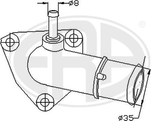 Era 350135 термостат, охлаждающая жидкость на FIAT TEMPRA S.W. (159)