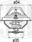 Era 350408 термостат, охлаждающая жидкость на FORD KA (RB_)