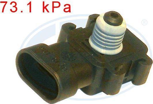 Era 550741 датчик, давление во впускном газопроводе на OPEL CORSA C фургон (F08, W5L)