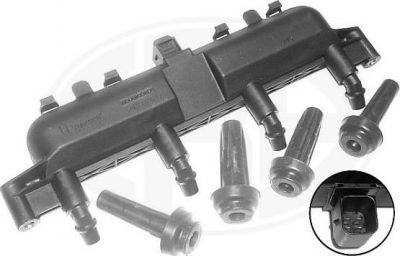 ERA Катушка зажигания Citroen/Peugeot 106 II/206/306/AX/Berlingo/Saxo/Xsara (596319, 880034)