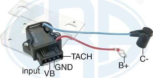 Era 885037 коммутатор, система зажигания на OPEL OMEGA A универсал (66_, 67_)