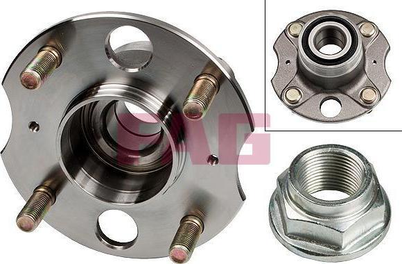 FAG 713 6172 90 комплект подшипника ступицы колеса на HONDA PRELUDE IV (BB)