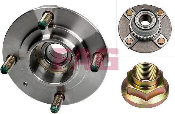 FAG 713 6190 60 комплект подшипника ступицы колеса на HYUNDAI ACCENT I (X-3)