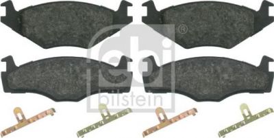 Febi 16012 комплект тормозных колодок, дисковый тормоз на VW POLO CLASSIC (6KV2)