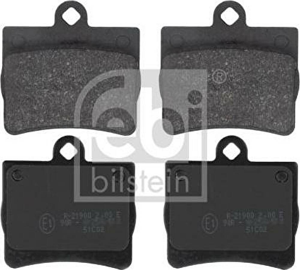 Febi 16152 комплект тормозных колодок, дисковый тормоз на MERCEDES-BENZ C-CLASS (W202)
