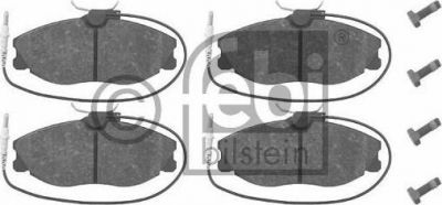 Febi 16257 комплект тормозных колодок, дисковый тормоз на PEUGEOT 406 Break (8E/F)