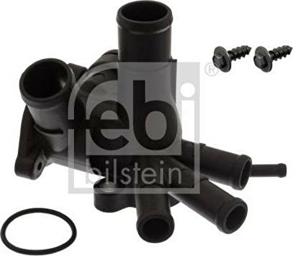 FEBI Патрубок системы охлаждения VAG 1.4-1.6L VW Golf 91-97/Vento 91-98 Снят с производства (030121117N, 22746)