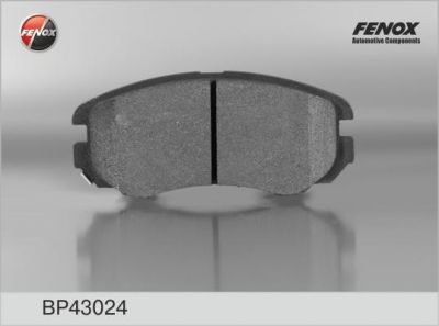 FENOX Колодки передние HYUNDAI Coope/KIA Soul 09-> (BP43024)