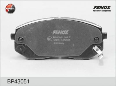 FENOX Колодки передние HYUNDAI ix35/KIA Sportage III /Type Sumotomo (BP43051)