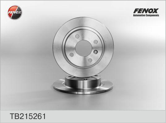 Fenox TB215261 тормозной диск на VOLVO 460 L (464)