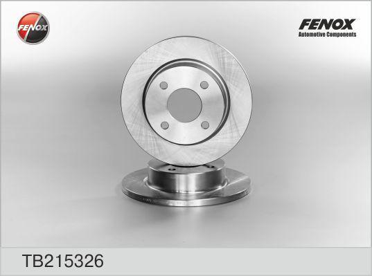 Fenox TB215326 тормозной диск на NISSAN MICRA II (K11)