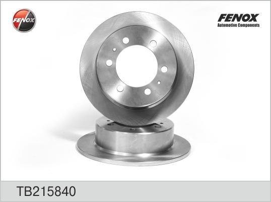 FENOX диск тормозной задний (к-кт 2 шт., цена за 1 шт.) (TB215840)