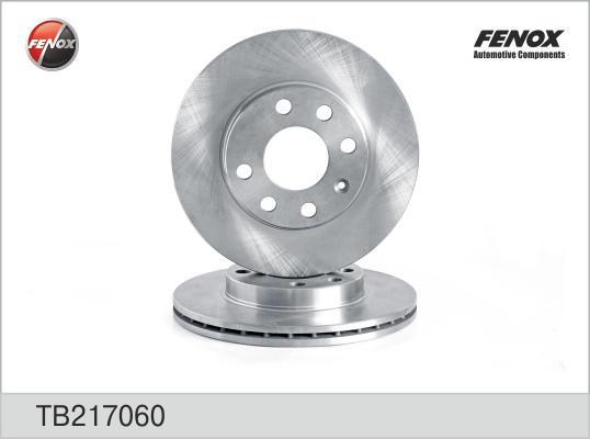 FENOX Диск тормозной передний DAEWOO Nexia / CHEVROLET Lanos, Aveo 03-08 / OPEL Corsa, Astra, Ascona, Vectra (к-кт 2 шт., цена за 1 шт.) (TB217060)