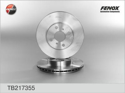 FENOX Диск тормозной передний TOYOTA Corolla 92-02 (к-кт 2 шт., цена за 1 шт.) (TB217355)
