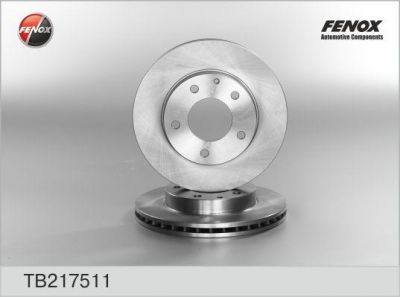 FENOX Диск тормозной (к-кт 2 шт., цена за 1 шт.) (TB217511)