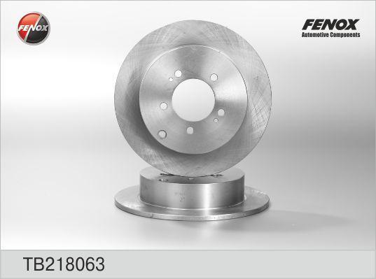 FENOX Диск тормозной (к-кт 2 шт., цена за 1 шт.) (TB218063)