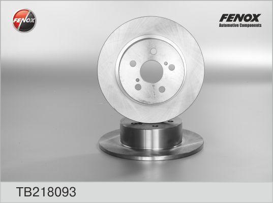 FENOX диск тормозной задний (к-кт 2 шт., цена за 1 шт.) (TB218093)