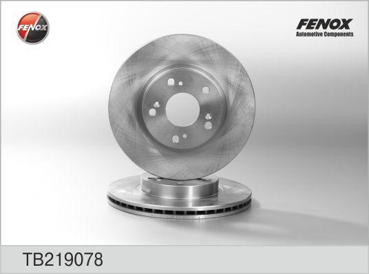FENOX Диск тормозной передний (к-кт 2 шт., цена за 1 шт.) (TB219078)
