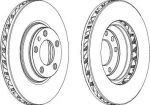 Ferodo DDF1408L-1 тормозной диск на VW TOUAREG (7LA, 7L6, 7L7)