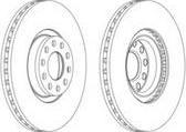 Ferodo DDF1983C тормозной диск на AUDI A6 Avant (4B5, C5)