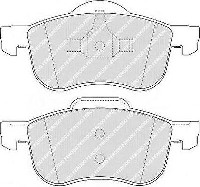 FERODO Колодки передние VOLVO S60/S80/XC70/XC/90 (FDB1382)