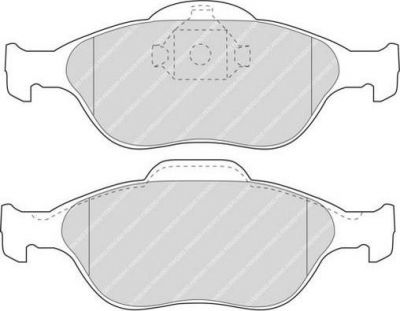 FERODO Колодки передние FORD/MAZDA (1101463, FDB1394)