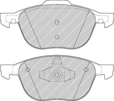 FERODO Колодки передние FORD FOCUS 2 MAZDA VOLVO (1223682, FDB1594)