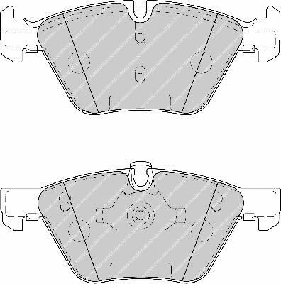 FERODO Колодки передние 5:F07/F10/F11 7:F02/F04 (34116763617, FDB1773)