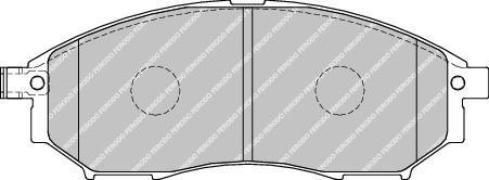 FERODO Колодки тормозные дисковые передние NISSAN MURANO/PATHFINDER/QASHQAI/RENAULT KOLEOS (FDB1881)