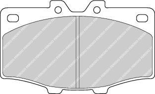 Ferodo FDB288 комплект тормозных колодок, дисковый тормоз на TOYOTA LAND CRUISER (_J6_)
