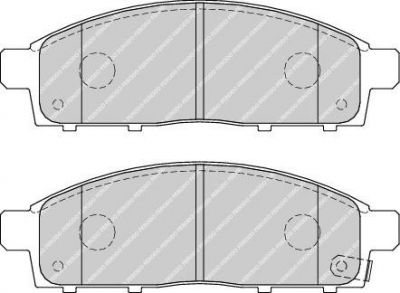 FERODO Колодки передние MITSUBISHI L200 2.5 05/06-> (FDB4023)
