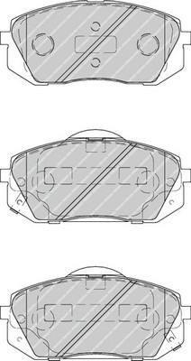 FERODO Колодки передние HYUNDAI ix35/KIA Sportage III /Type Sumotomo (581012SA70, FDB4194)