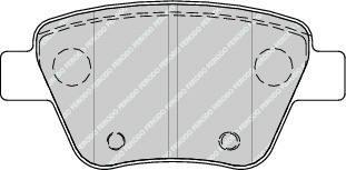 FERODO Колодки тормозные дисковые задние SKODA OCTAVIA 04-/SUPERB 08-/VW CADDY/TOURAN (FDB4316)