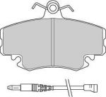 FERODO Колодки передние с датчиком RENAULT Logan/Sandero/ PEUGEOT/LADA Largus (7701207066, FDB845)