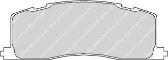 Ferodo FDB931 комплект тормозных колодок, дисковый тормоз на TOYOTA PREVIA (TCR2_, TCR1_)