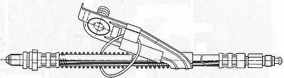 Ferodo FHY2283 тормозной шланг на FORD FIESTA фургон (JV_)