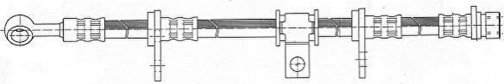 FERODO Шланг тормозной 685mm Honda/Rover Ferodo (FHY2294)