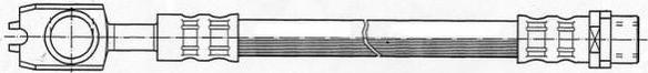Ferodo FHY2458 тормозной шланг на VW PASSAT Variant (3B6)