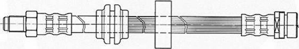 Ferodo FHY2474 тормозной шланг на FORD MONDEO III седан (B4Y)