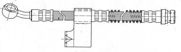 Ferodo FHY3145 тормозной шланг на HYUNDAI ACCENT I (X-3)