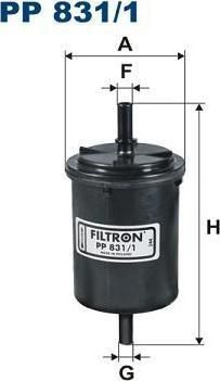 FILTRON Фильтр топливный CITROEN/PEUGEOT/RENAULT/LADA Largus (156793, PP831/1) FILTRON Фильтр топливный CITROEN/PEUGEOT/RENAULT/LADA Largus (156793, PP831/1)
