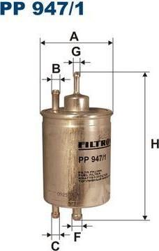 FILTRON Фильтр топливный W210/W202/W220 97-/W463 (KL82) Chrysler Crossfire; Mercedes C (W202/S202), C (W203/C203), CL (C215), CLC (CL203), CLK (A/C209), CLK (C208), E (W/S210), G (W461/W463), S (W220), SL (R129), SL (R230), SLK (R170) (PP9471)