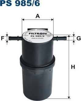 FILTRON Фильтр топливный (PS985/6)